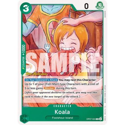 Koala (OP07-024) - 500 Years in the Future Pre-Release Cards