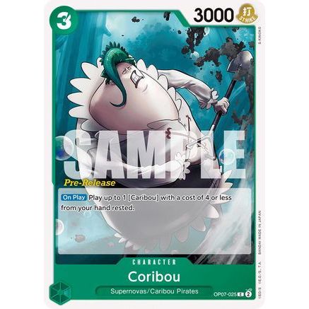Coribou (OP07-025) - 500 Years in the Future Pre-Release Cards