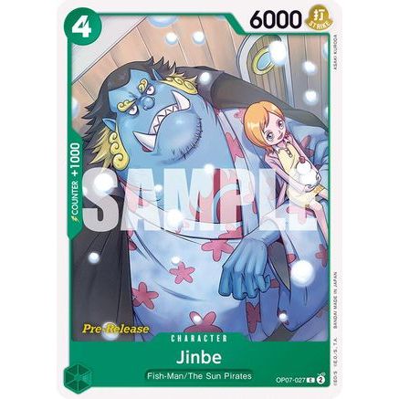 Jinbe (027) (OP07-027) - 500 Years in the Future Pre-Release Cards