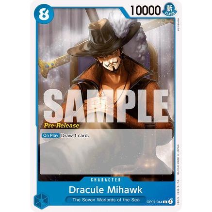 Dracule Mihawk (OP07-044) - 500 Years in the Future Pre-Release Cards