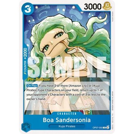 Boa Sandersonia (OP07-050) - 500 Years in the Future Pre-Release Cards
