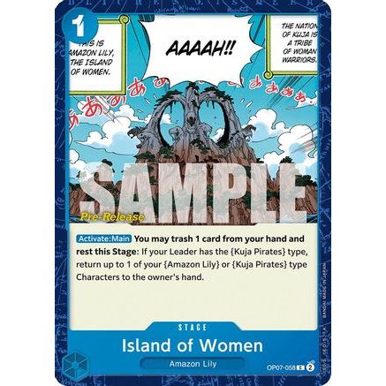 Island of Women (OP07-058) - 500 Years in the Future Pre-Release Cards