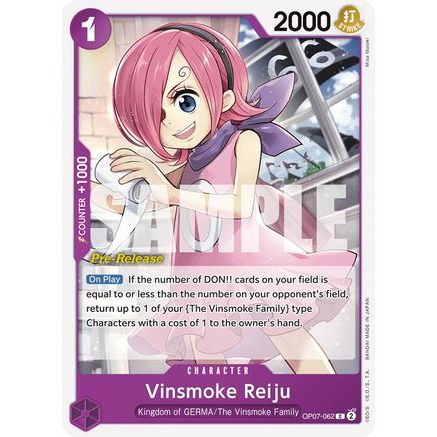 Vinsmoke Reiju (OP07-062) - 500 Years in the Future Pre-Release Cards