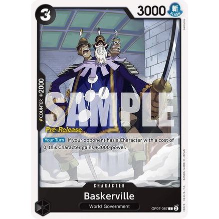 Baskerville (OP07-087) - 500 Years in the Future Pre-Release Cards