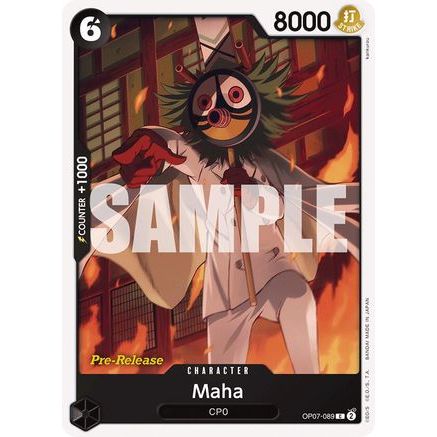 Maha (OP07-089) - 500 Years in the Future Pre-Release Cards