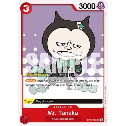 Mr. Tanaka (OP07-008) - 500 Years in the Future Pre-Release Cards