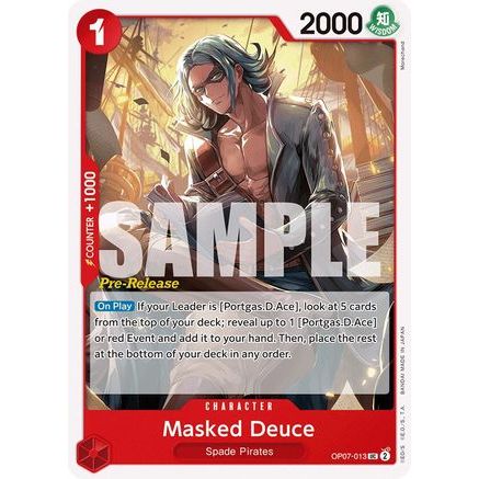 Masked Deuce (OP07-013) - 500 Years in the Future Pre-Release Cards