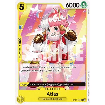 Atlas (OP07-098) - 500 Years in the Future Pre-Release Cards