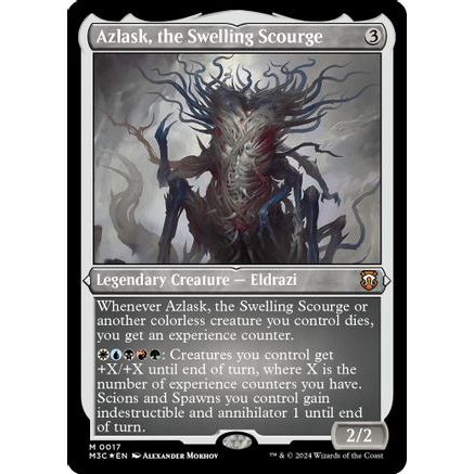Azlask, the Swelling Scourge (Foil Etched) (M3C-017) - Modern Horizons 3 Commander Foil