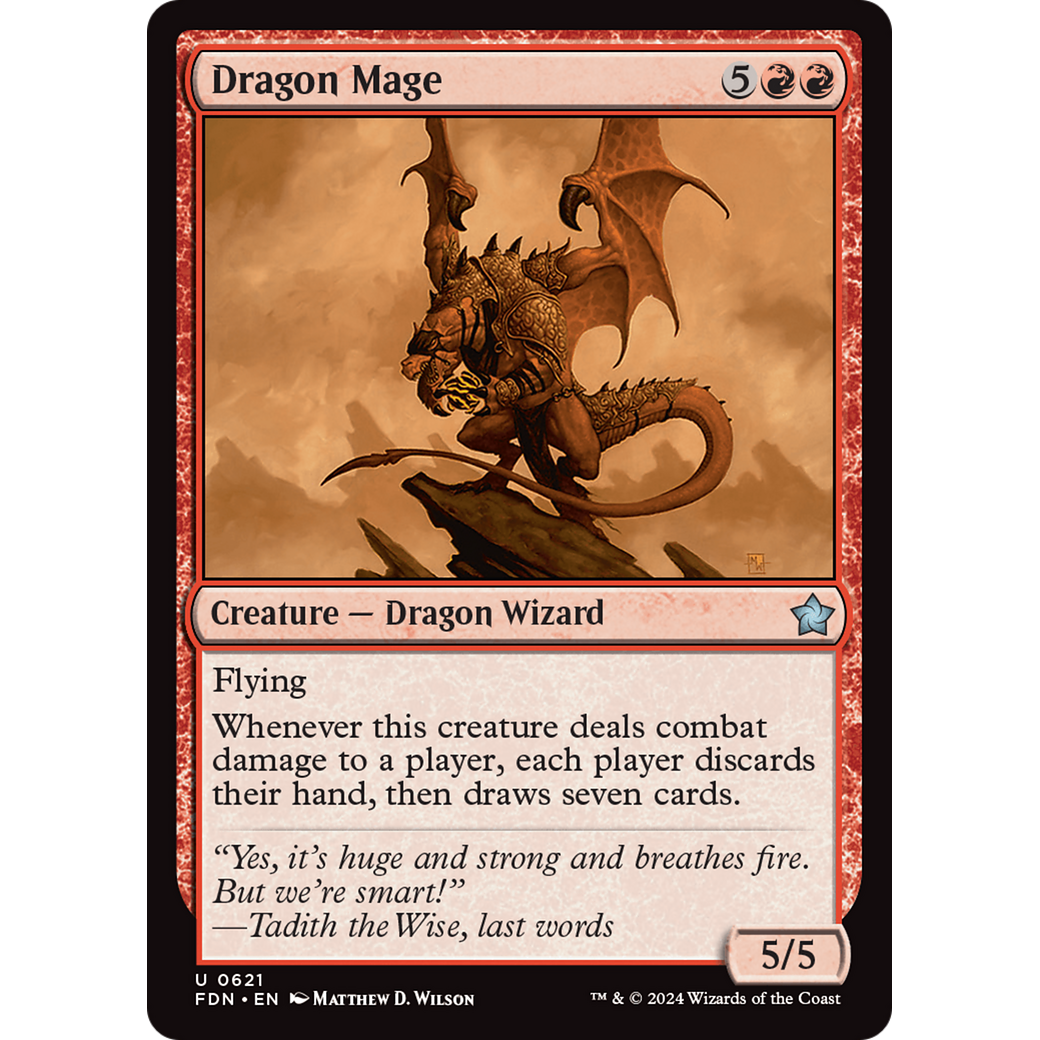 Dragon Mage (FDN-621) - Foundations