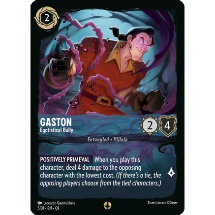 Gaston - Egotistical Bully (5/31) - Illumineers Quest Deep Trouble