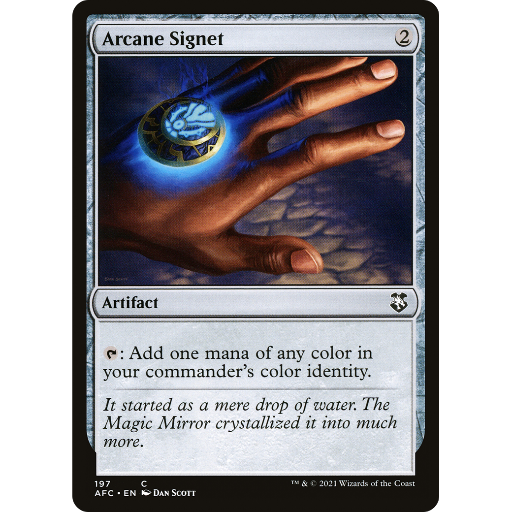 Arcane Signet (AFC-197) - Forgotten Realms Commander