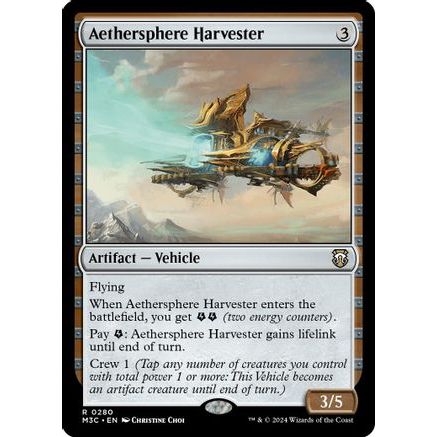 Aethersphere Harvester (Ripple Foil) (M3C-280) - Modern Horizons 3 Commander Foil