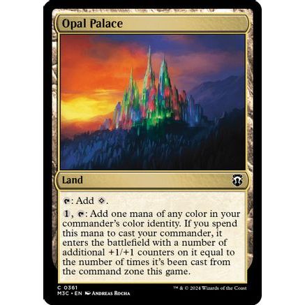 Opal Palace (Ripple Foil) (M3C-361) - Modern Horizons 3 Commander Foil