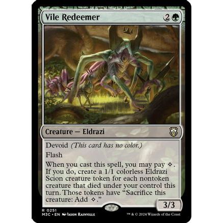 Vile Redeemer (Ripple Foil) (M3C-251) - Modern Horizons 3 Commander Foil