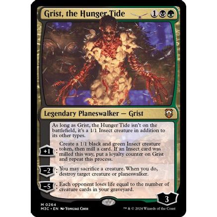 Grist, the Hunger Tide (Ripple Foil) (M3C-264) - Modern Horizons 3 Commander Foil