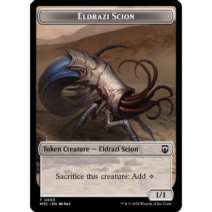 Eldrazi Scion (Ripple Foil) // Eldrazi Spawn Double-Sided Token (M3C-3 // 2) - Modern Horizons 3 Commander Foil