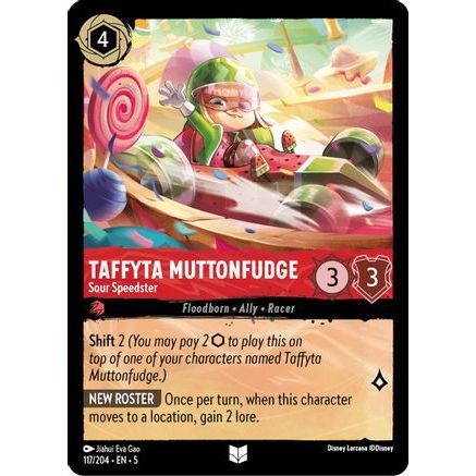 Taffyta Muttonfudge - Sour Speedster (117/204) - Shimmering Skies Cold Foil
