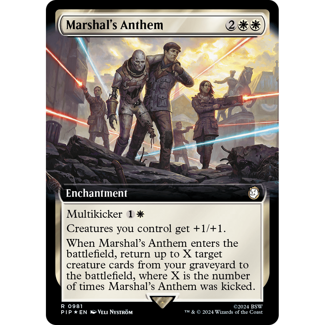 Marshal's Anthem (PIP-981) - Fallout: (Extended Art) Foil