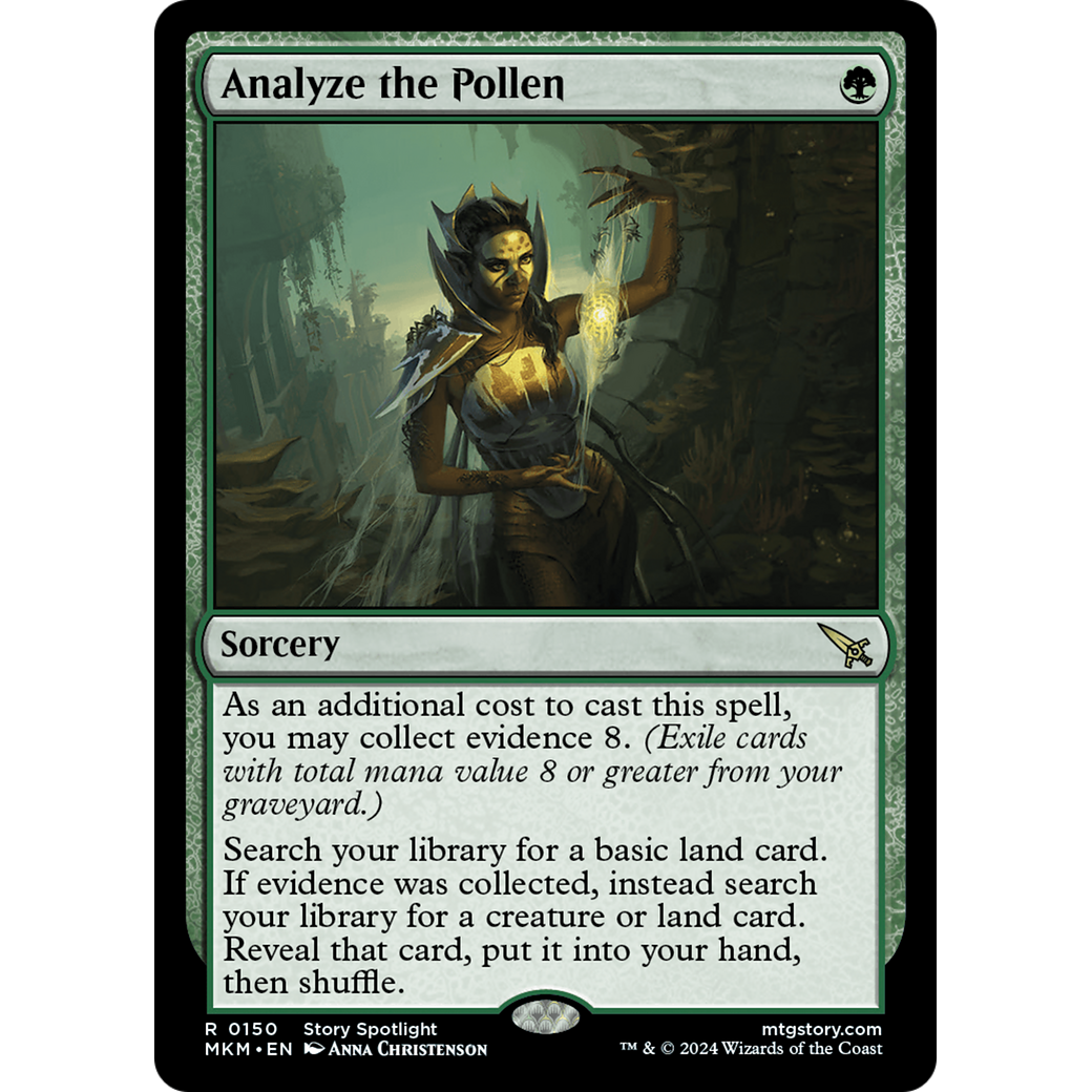 Analyze the Pollen (MKM-150) - Murders at Karlov Manor Foil
