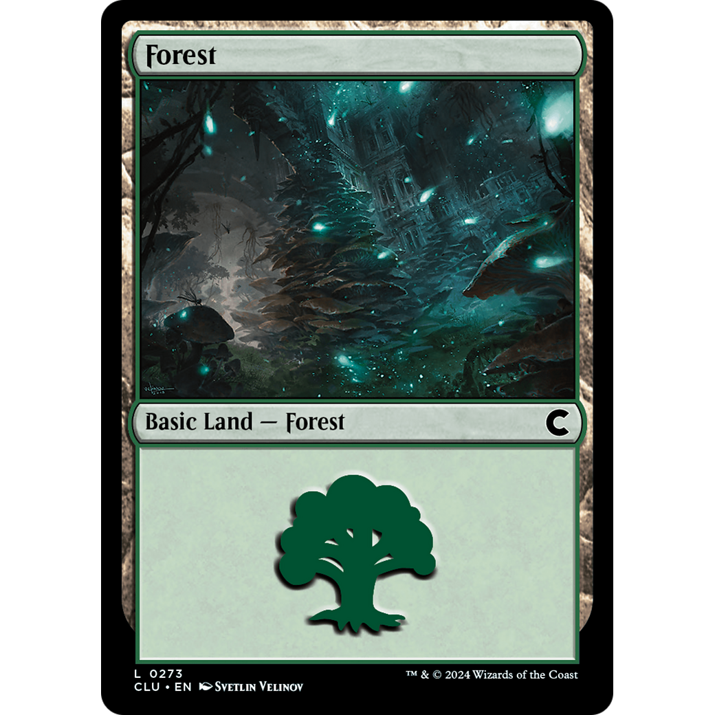 Forest (0273) (CLU-273) - Ravnica: Clue Edition