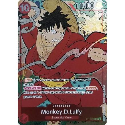 Monkey.D.Luffy (English Version 1st Anniversary Set) (ST10-006) - One Piece Promotion Cards Foil