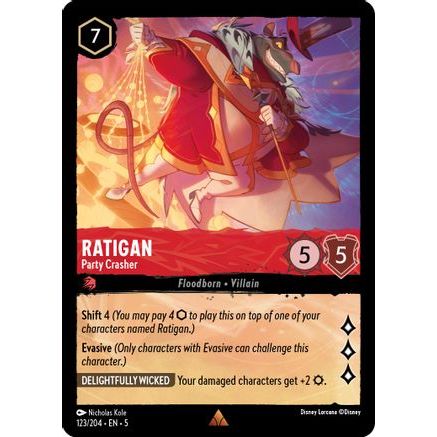 Ratigan - Party Crasher (123/204) - Shimmering Skies