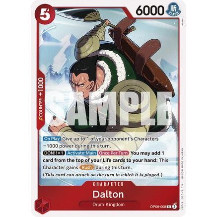 Dalton (OP08-008) - Two Legends Foil