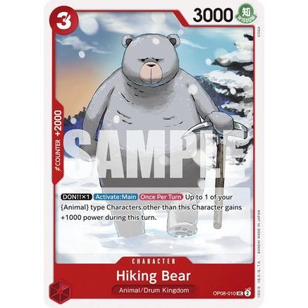 Hiking Bear (OP08-010) - Two Legends