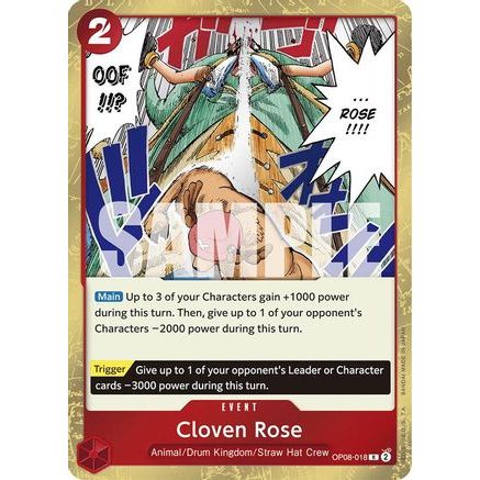 Cloven Rose (OP08-018) - Two Legends Foil