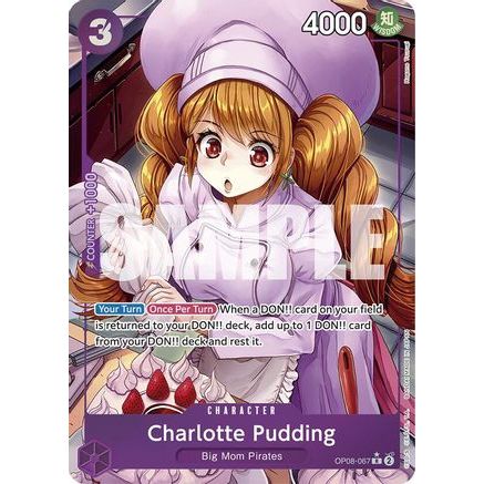 Charlotte Pudding (067) (Parallel) (OP08-067) - Two Legends Foil