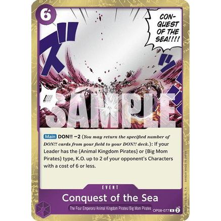 Conquest of the Sea (OP08-077) - Two Legends Foil