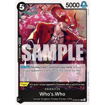 Whos.Who (OP08-091) - Two Legends Foil