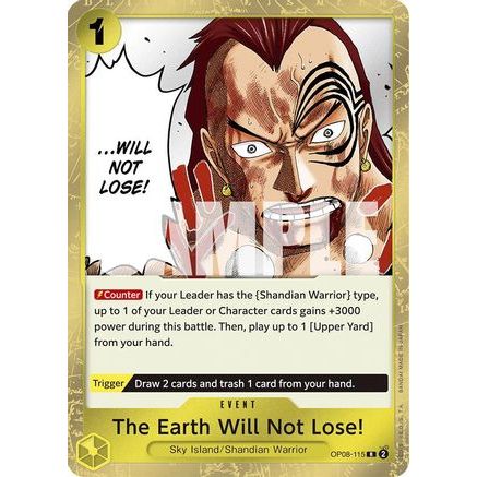 The Earth Will Not Lose! (OP08-115) - Two Legends Foil