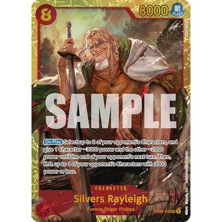 Silvers Rayleigh (OP08-118) - Two Legends Foil