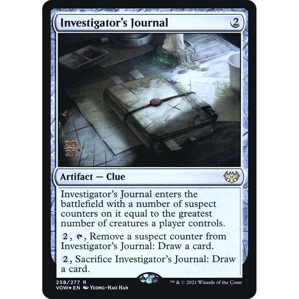 Investigator's Journal (PRE-258) - Innistrad: Crimson Vow Promos Foil