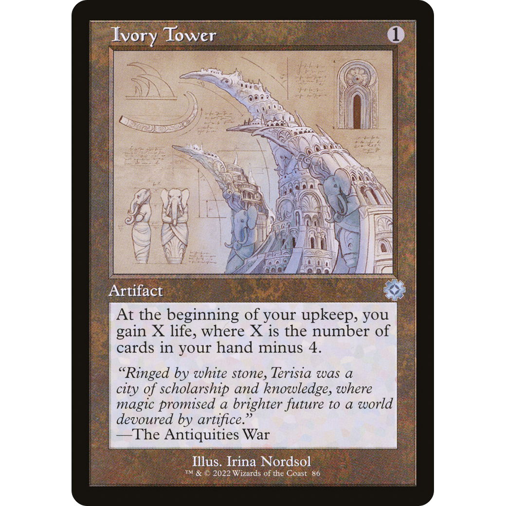 Ivory Tower (Schematic) (BRR-086) - The Brothers' War Retro Artifacts
