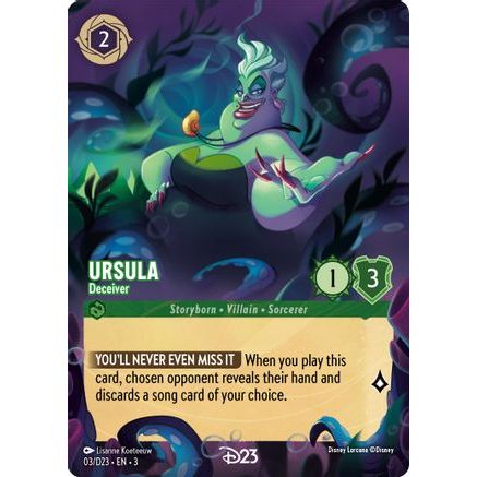 Ursula - Deceiver (3) - D23 Promos Holofoil