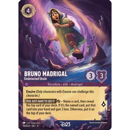 Bruno Madrigal - Undetected Uncle (4) - D23 Promos Holofoil