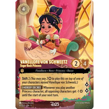 Vanellope von Schweetz - Sugar Rush Princess (5) - D23 Promos Holofoil