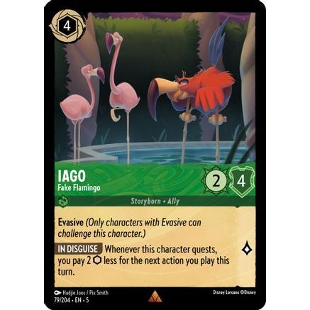 Iago - Fake Flamingo (79/204) - Shimmering Skies Cold Foil