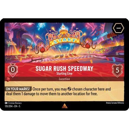Sugar Rush Speedway - Starting Line (135/204) - Shimmering Skies Cold Foil