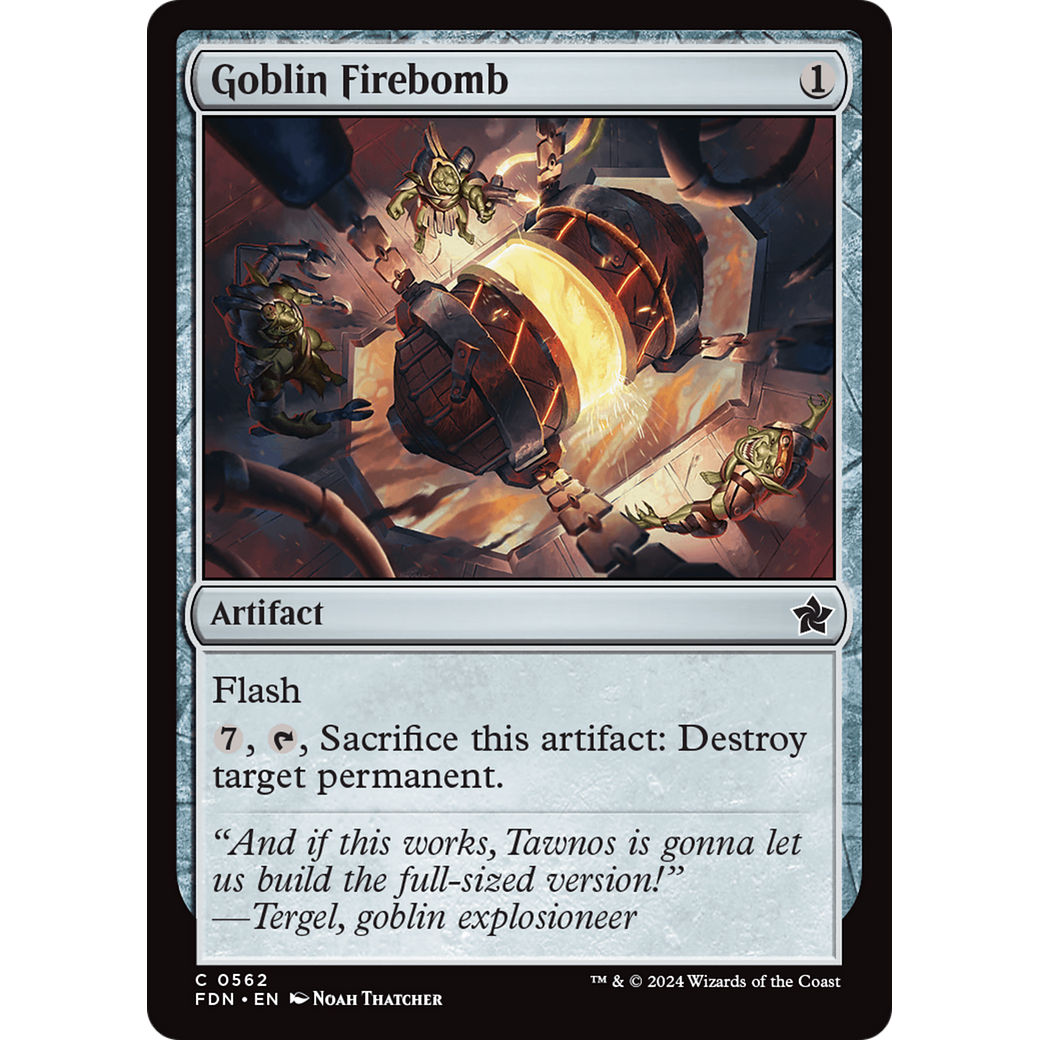 Goblin Firebomb (FDN-562) - Foundations
