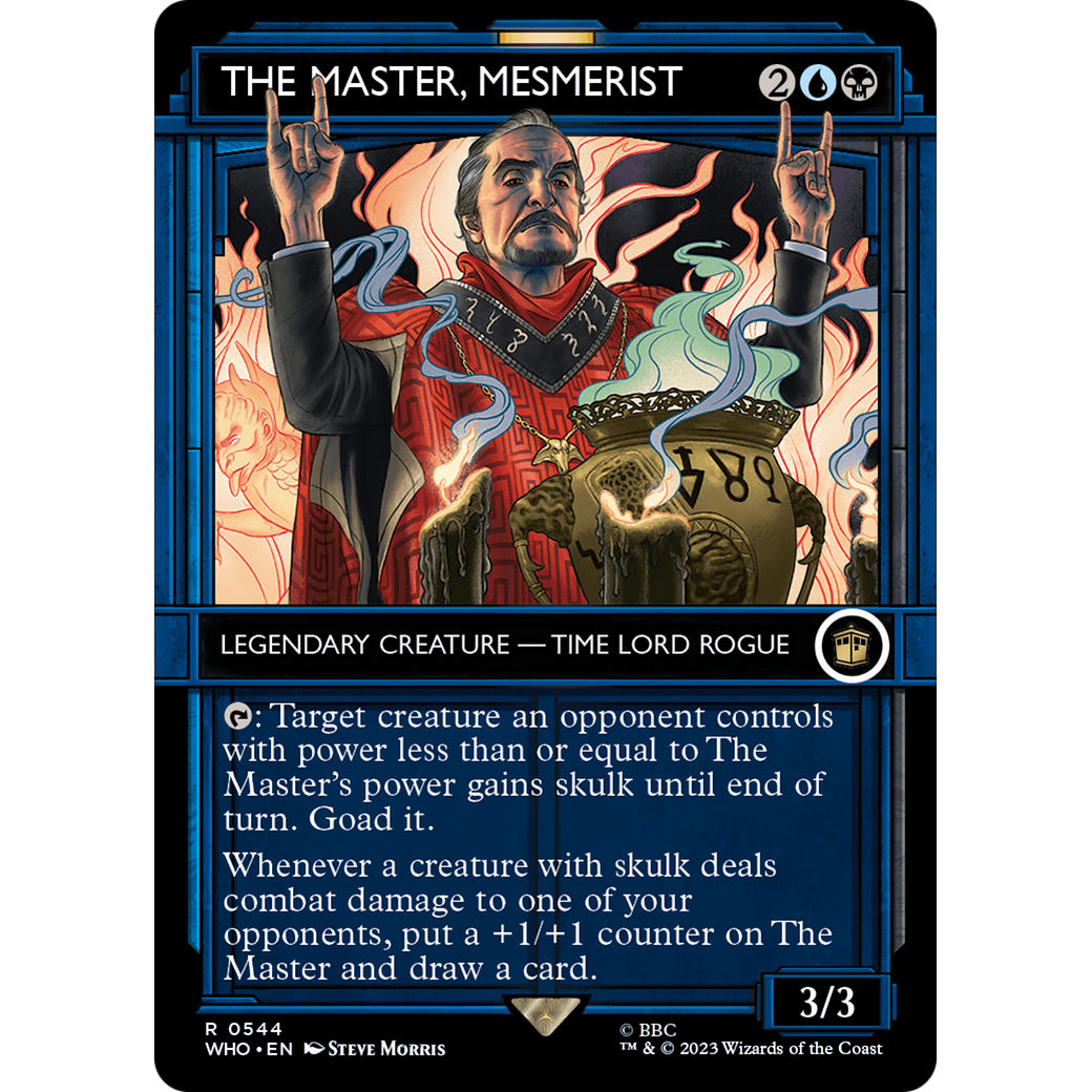 The Master, Mesmerist (Showcase) (WHO-544) - Doctor Who: (Showcase) (Borderless) Foil