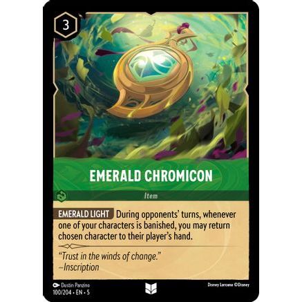 Emerald Chromicon (100/204) - Shimmering Skies Cold Foil