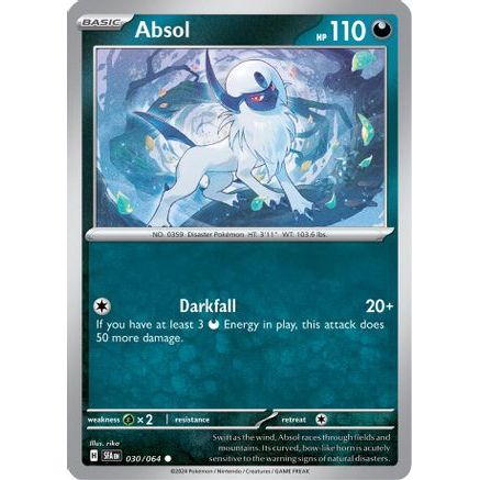 Absol 30 - SV Shrouded Fable Reverse Holofoil