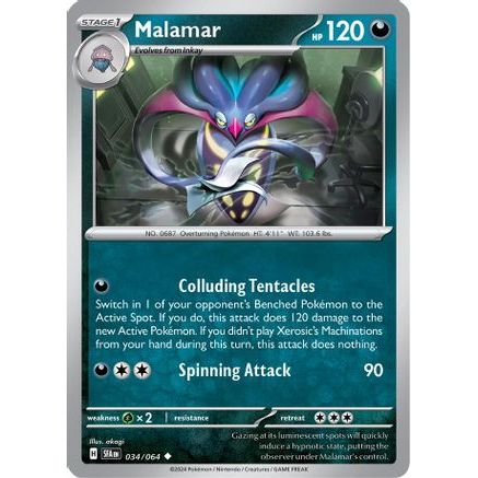 Malamar 34 - SV Shrouded Fable Reverse Holofoil