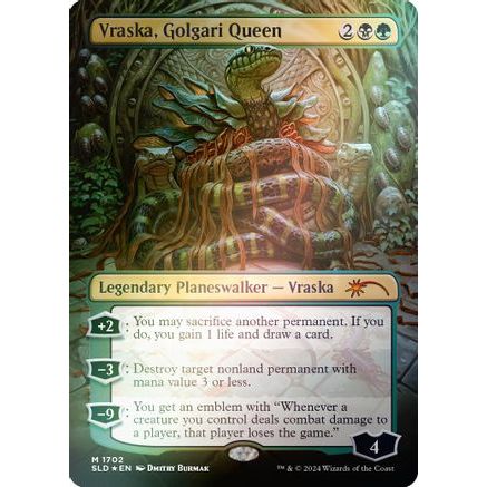 Vraska, Golgari Queen (1702) (Rainbow Foil) (SLD-1702) - Secret Lair Drop Series Foil
