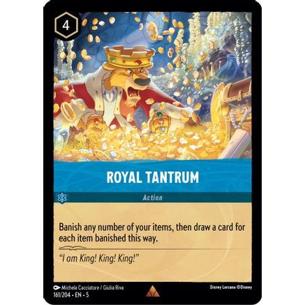 Royal Tantrum (161/204) - Shimmering Skies Cold Foil