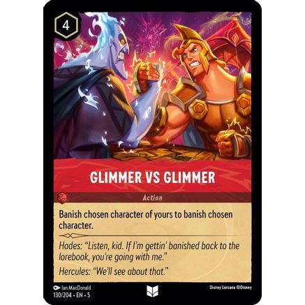 Glimmer vs Glimmer (130/204) - Shimmering Skies Cold Foil